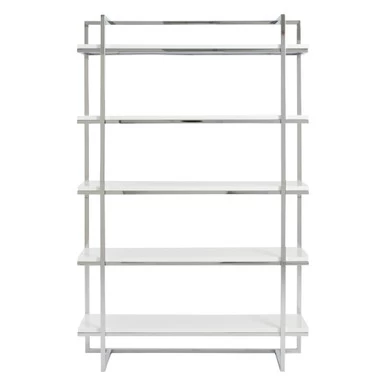 Reza Shelf - White/Chrome 5 Reza Shelf - White/Chrome - Image 3