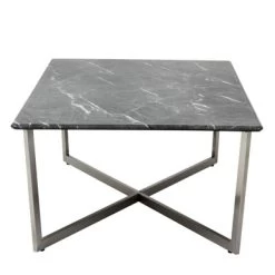 Paige Coffee Table - Black/Stainless Steel -furniture 010126232 2 69583.1690296929.386.513