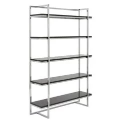 Reza Shelf - Black/Chrome