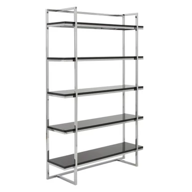 Reza Shelf - Black/Chrome 3 Reza Shelf - Black/Chrome