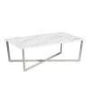 Paige Coffee Table - White/Stainless Steel -furniture 010156245 1 94563.1690285983.386.513