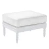 Spindle Ottoman - High Gloss White -furniture 010192395 07645.1690283493.386.513