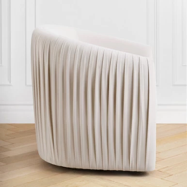 Aria Pleated Swivel Chair 4 Aria Pleated Swivel Chair - Image 2