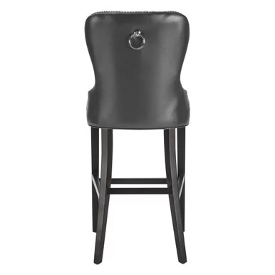 Charlotte Leather Stool - Espresso 5 Charlotte Leather Stool - Espresso - Image 3