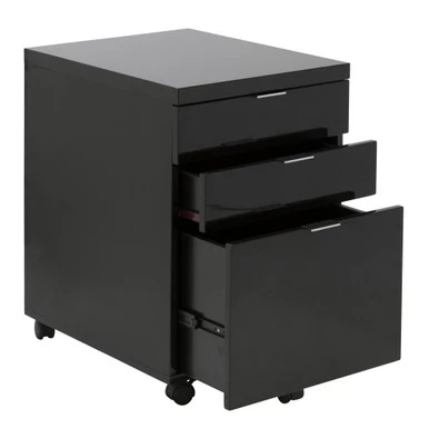 Reza Storage Cabinet - Black 4 Reza Storage Cabinet - Black - Image 2