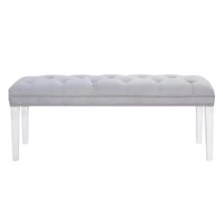 Charlotte Bench - High Gloss White