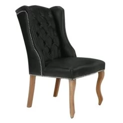 Archer Leather Dining Chair - Wash Oak -furniture 013147272 10983.1690272336.386.513