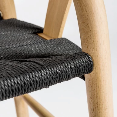 Tia Dining Chair Natural/Black - Set Of 2 8 Tia Dining Chair Natural/Black - Set Of 2 - Image 6