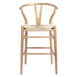 Tia Counter Stool - Natural/Natural