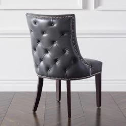 Versailles Leather Dining Chair - Espresso 10 Versailles Leather Dining Chair - Espresso -furniture 013598441 4 24394.1690272144.386.513