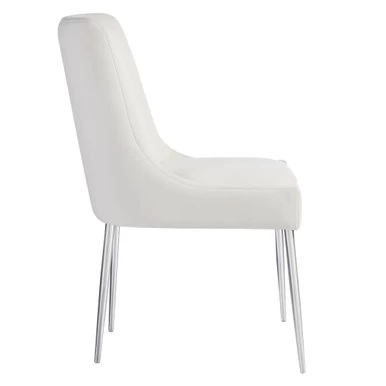Elinor Dining Chair - Bright Nickel 4 Elinor Dining Chair - Bright Nickel - Image 2