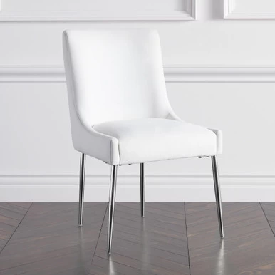 Elinor Dining Chair - Bright Nickel 6 Elinor Dining Chair - Bright Nickel - Image 4