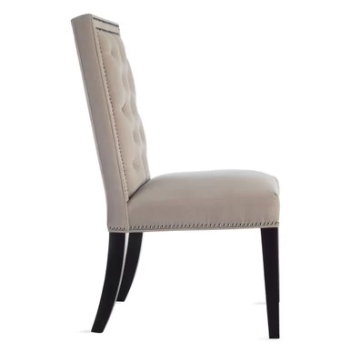Maxwell Dining Chair With Nailheads - Espresso 4 Maxwell Dining Chair With Nailheads - Espresso - Image 2
