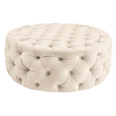 Jules Round Ottoman 3 Jules Round Ottoman