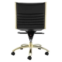 Darby Low Back Office Chair - Black/Brushed Gold -furniture 603922981 5 19458.1690292089.386.513