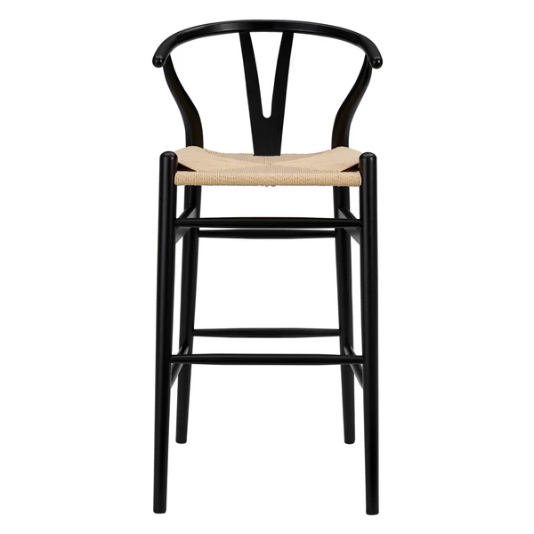 Tia Bar Stool - Black/Natural 4 Tia Bar Stool - Black/Natural - Image 2
