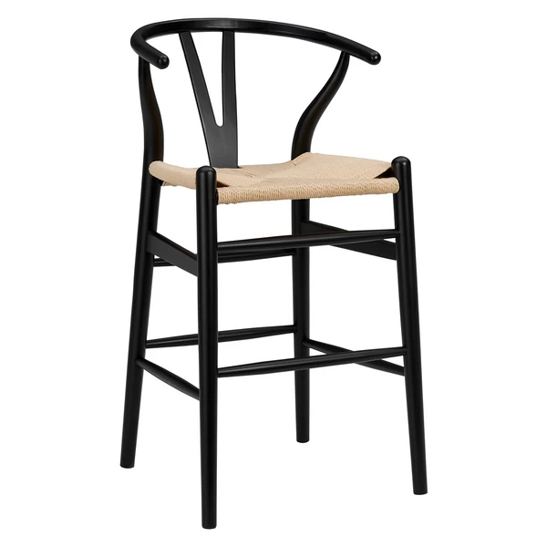 Tia Counter Stool - Black/Natural 3 Tia Counter Stool - Black/Natural
