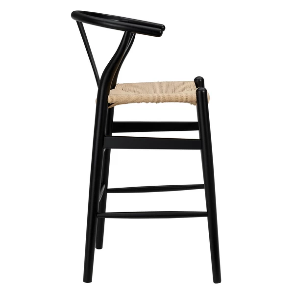 Tia Counter Stool - Black/Natural 5 Tia Counter Stool - Black/Natural - Image 3