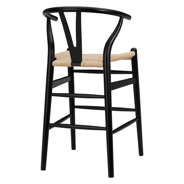 Tia Counter Stool - Black/Natural 6 Tia Counter Stool - Black/Natural - Image 4