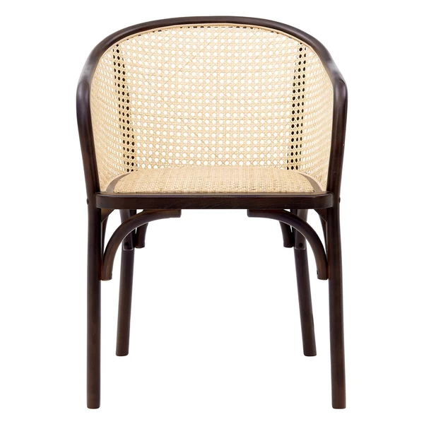 Flynn Armchair - Walnut/Rattan 4 Flynn Armchair - Walnut/Rattan - Image 2
