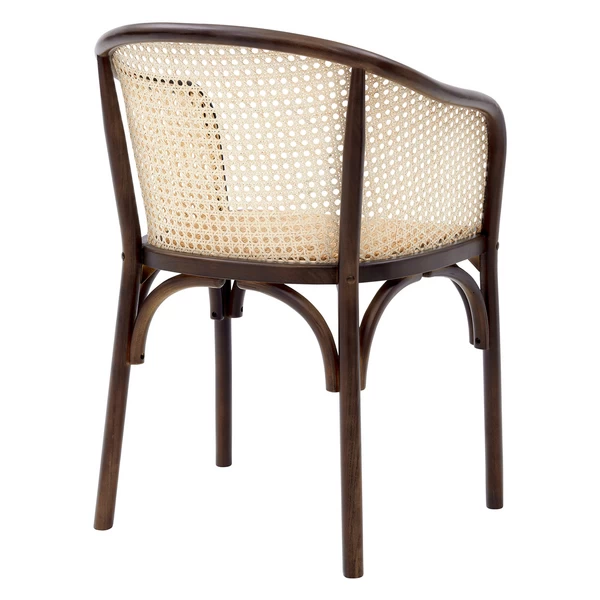 Flynn Armchair - Walnut/Rattan 6 Flynn Armchair - Walnut/Rattan - Image 4