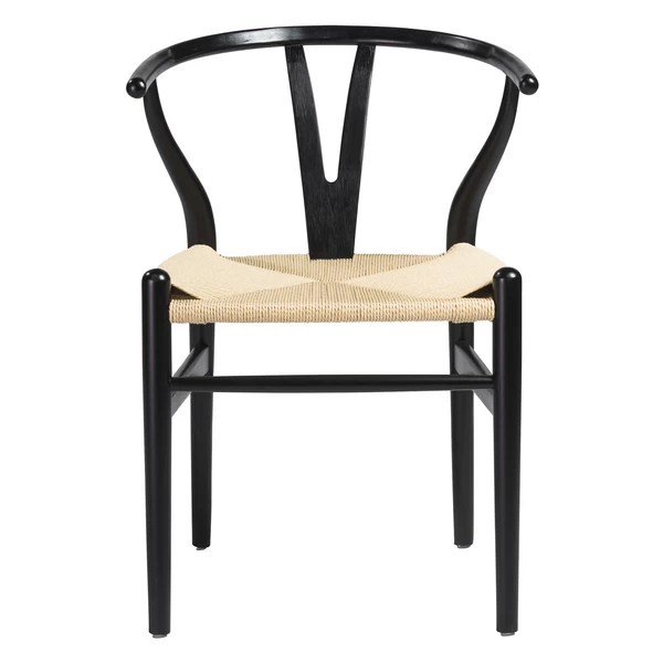 Tia Dining Chair Black/Natural - Set Of 2 4 Tia Dining Chair Black/Natural - Set Of 2 - Image 2