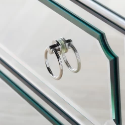 Simplicity Mirrored 5 Drawer Tall Chest -furniture webimage 014209993 DTL2