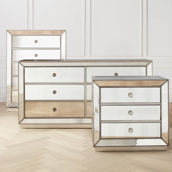 Omni Mirrored 6 Drawer Chest 4 Omni Mirrored 6 Drawer Chest - Image 2