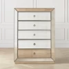Omni Mirrored 5 Drawer Chest
