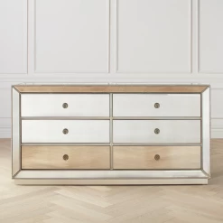 Omni Mirrored 6 Drawer Chest