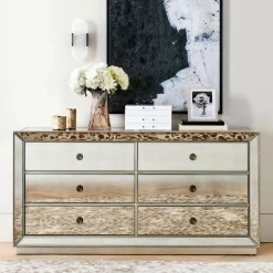 Omni Mirrored 6 Drawer Chest 7 Omni Mirrored 6 Drawer Chest -furniture webimage 014775920 rv