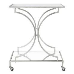 Arden Bar Cart - Silver