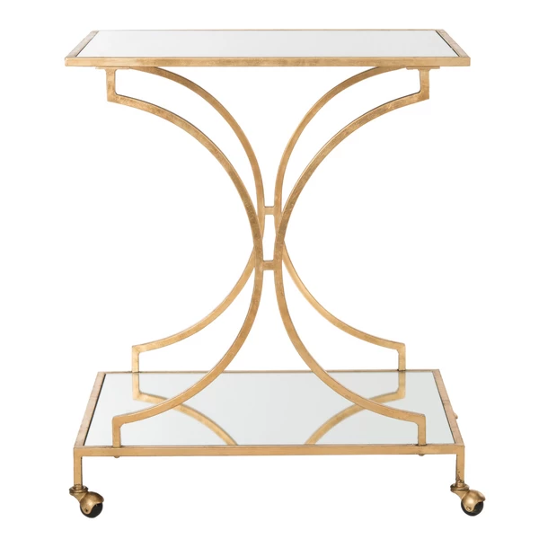 Arden Bar Cart - Gold 3 Arden Bar Cart - Gold
