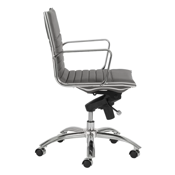 Darby Low Back Office Chair - Grey 4 Darby Low Back Office Chair - Grey - Image 3