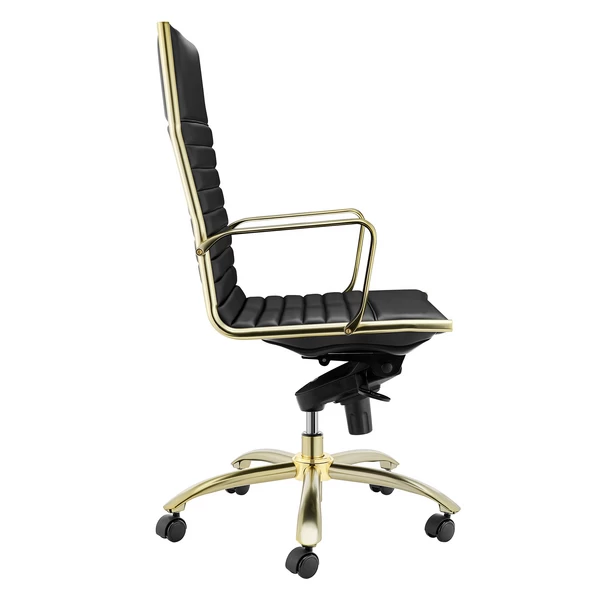 Darby High Back Office Chair - Black/Gold 5 Darby High Back Office Chair - Black/Gold - Image 3