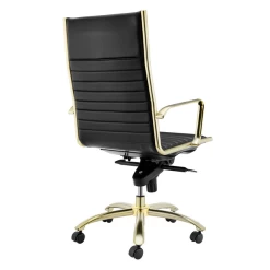 Darby High Back Office Chair - Black/Gold 10 Darby High Back Office Chair - Black/Gold -furniture webimage 120121155 3 jpg