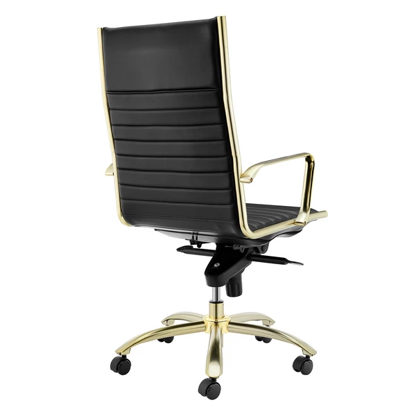 Darby High Back Office Chair - Black/Gold 6 Darby High Back Office Chair - Black/Gold - Image 4