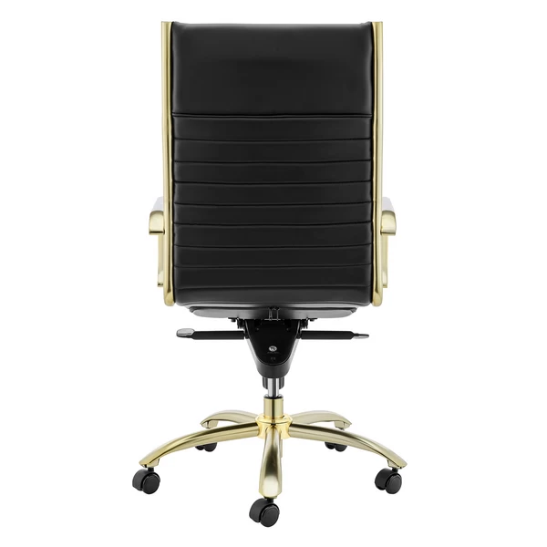 Darby High Back Office Chair - Black/Gold 7 Darby High Back Office Chair - Black/Gold - Image 5