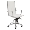 Darby High Back Office Chair - White -furniture webimage 120126298 jpg
