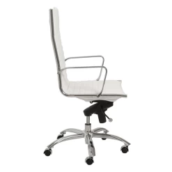 Darby High Back Office Chair - White 8 Darby High Back Office Chair - White -furniture webimage 120126298 2 jpg