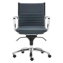Darby Low Back Office Chair - Blue -furniture webimage 120152072 2 jpg