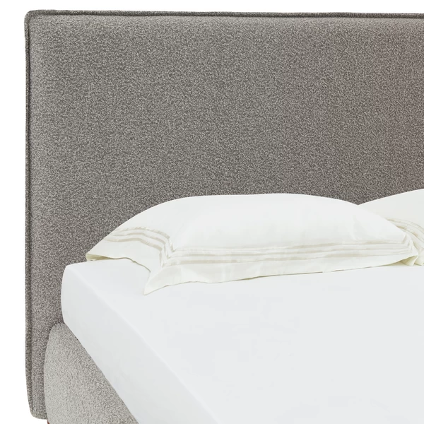 Inez Boucle Platform Bed 5 Inez Boucle Platform Bed - Image 3