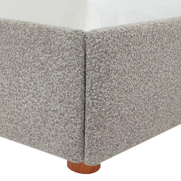 Inez Boucle Platform Bed 6 Inez Boucle Platform Bed - Image 4