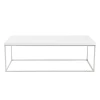 Cory Rectangle Coffee Table - White/Silver -furniture webimage 602140178
