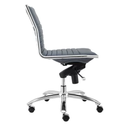 Darby Low Back Office Chair - Blue/Chrome 9 Darby Low Back Office Chair - Blue/Chrome -furniture webimage 603334839 2 jpg
