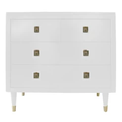 Uptown 4 Drawer Dresser - White