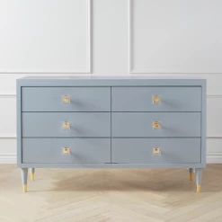 Uptown 6 Drawer Dresser - French Grey