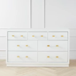 Astoria 7 Drawer Dresser - White