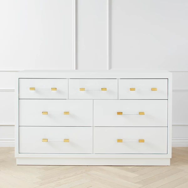 Astoria 7 Drawer Dresser - White 3 Astoria 7 Drawer Dresser - White