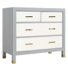 Monterey 4 Drawer Dresser - French Grey/White 2 Monterey 4 Drawer Dresser - French Grey/White -furniture webimage 821136236 jpg